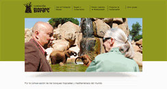Desktop Screenshot of fundacionbioparc.org